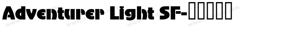 Adventurer Light SF字体转换